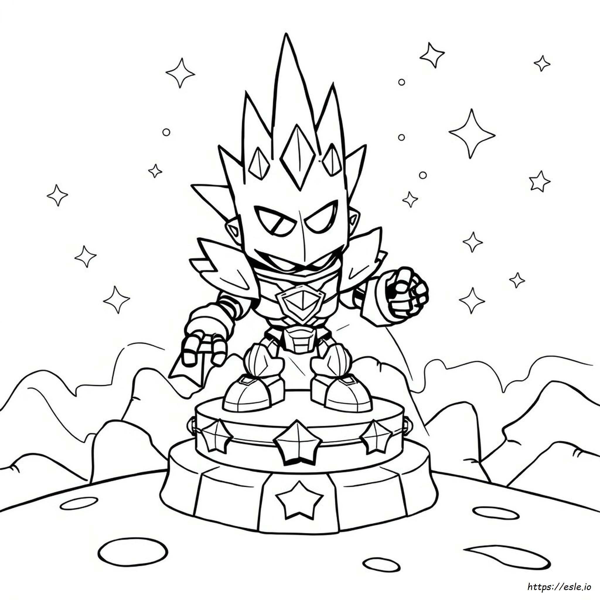 Brawl Stars Dark Lord Spike Para Colorear