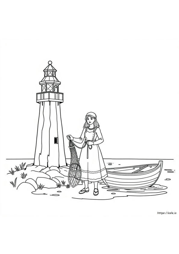 Acadian Coloring Pages