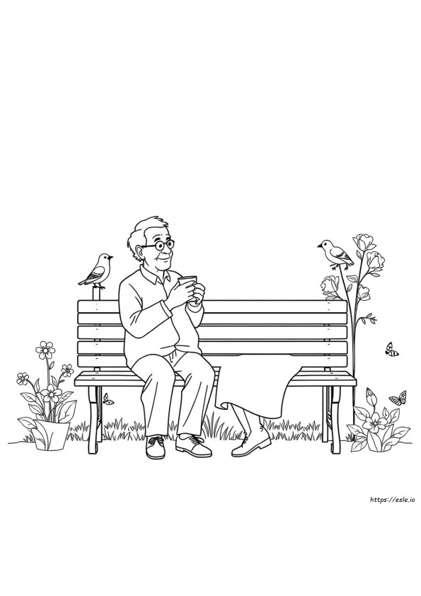 Retirement Coloring Pages