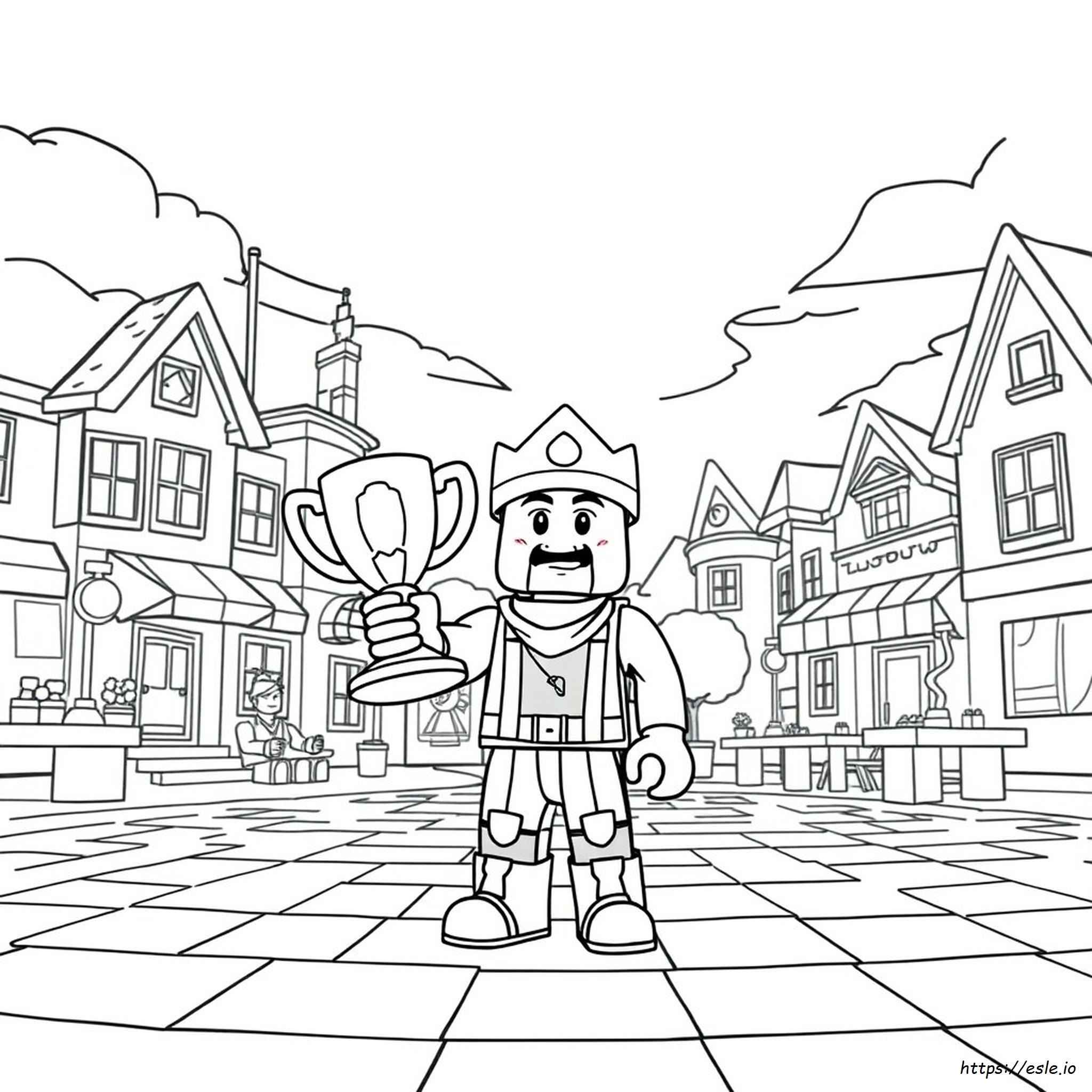 Bloxburg Coloring Pages