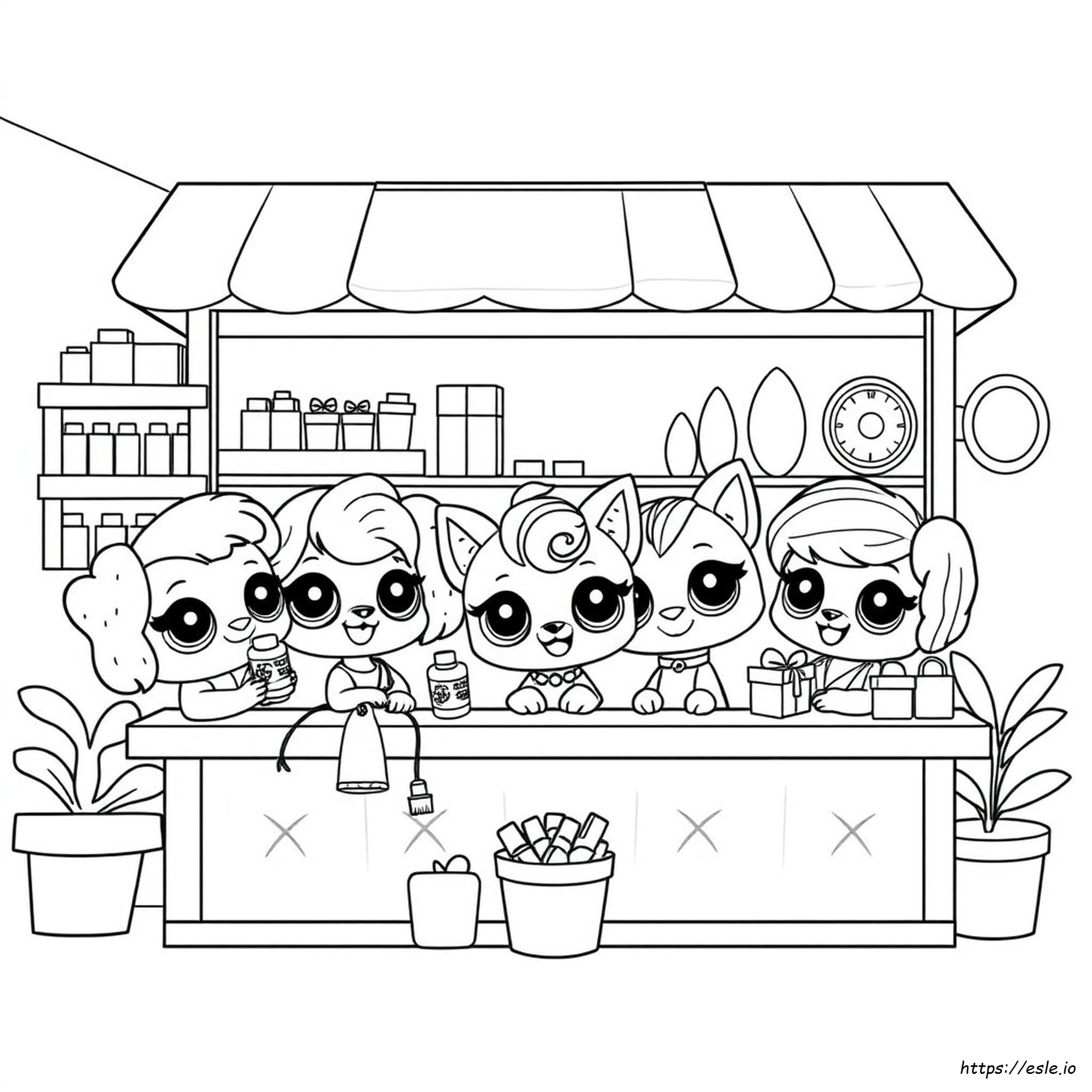 Littlest Pet Shop Coloring