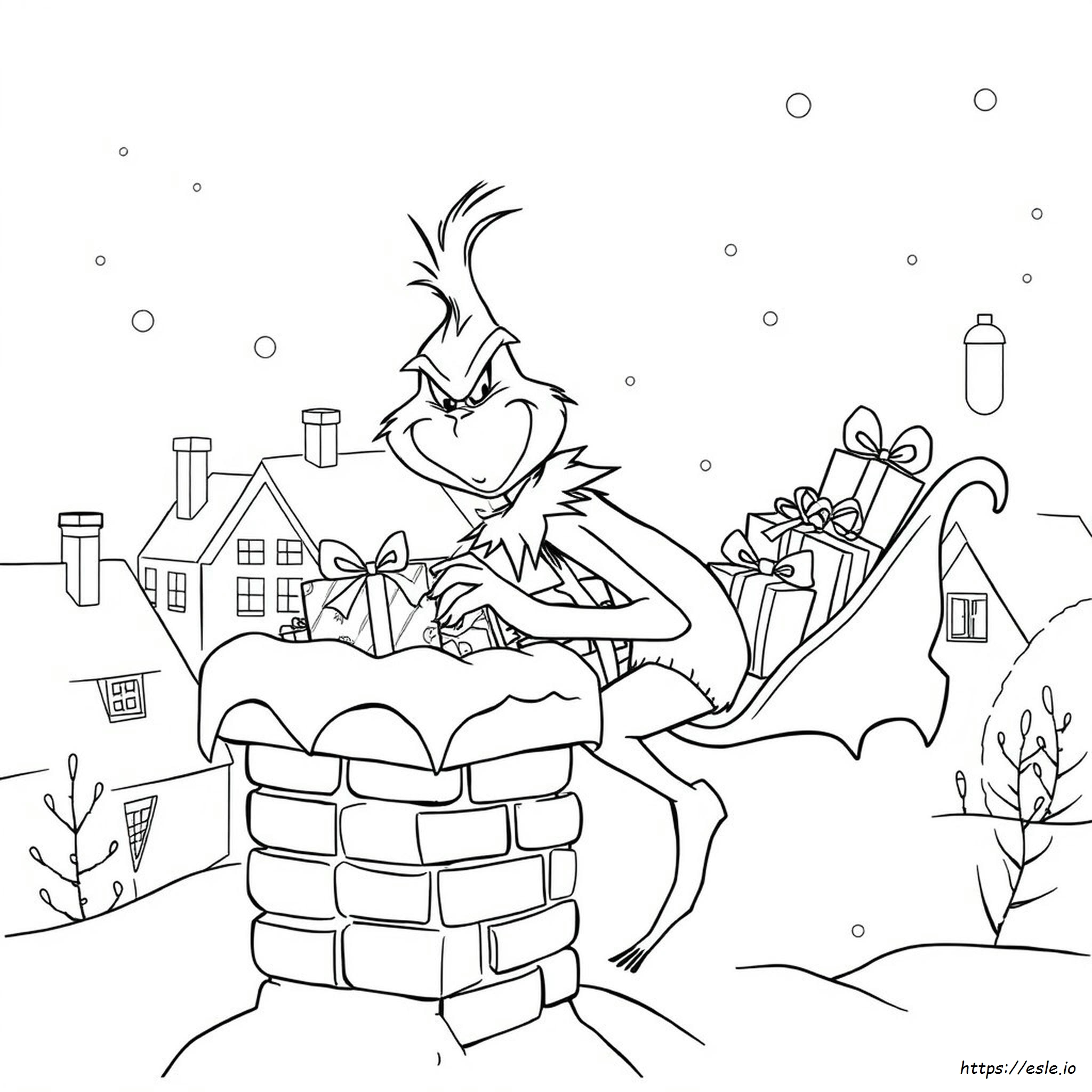 New Grinch Movie Coloring Page - Free Printable PDF