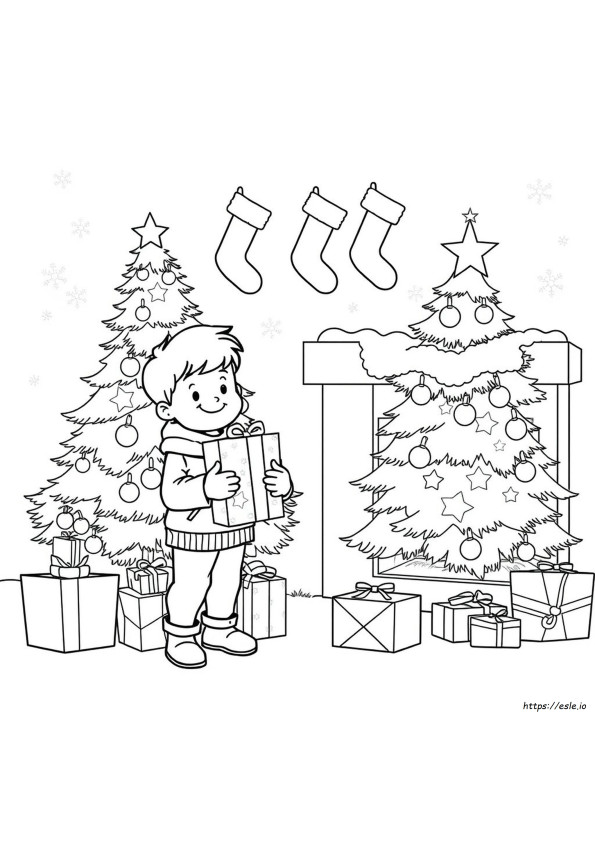 Christmas Coloring Pages For Boys