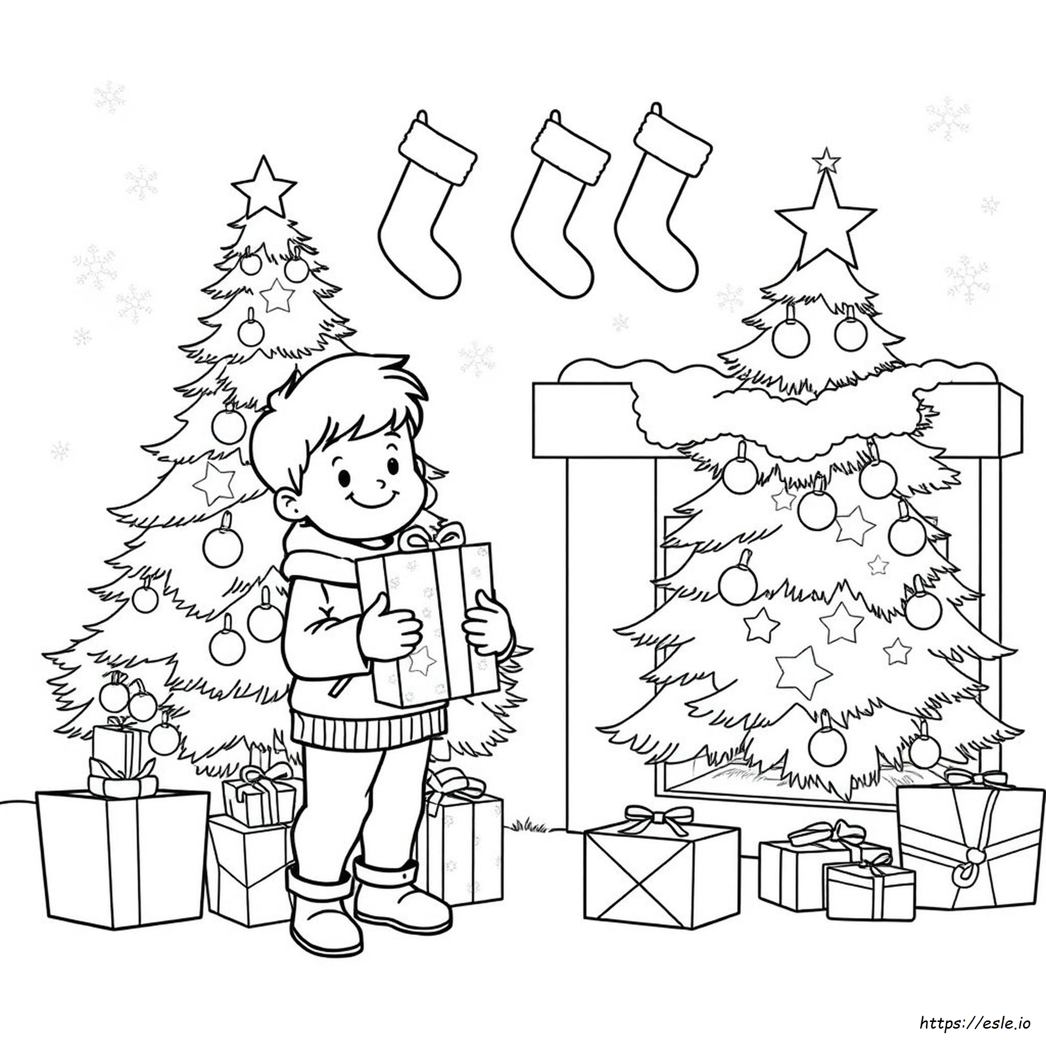 Christmas Coloring Pages For Boys - Free Printable