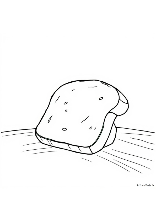 Roti Tawar Gambar Mewarnai