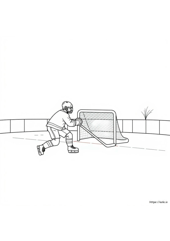 Ice Hockey Coloring Pages
