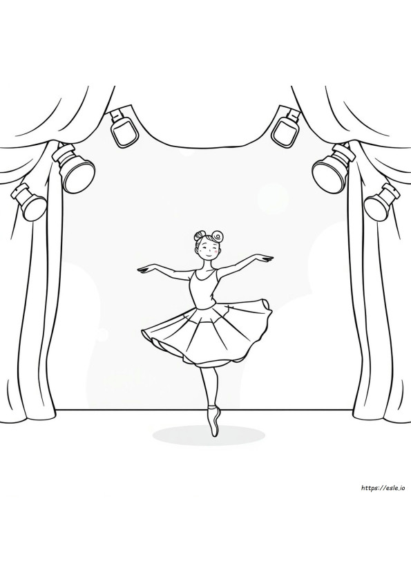 Ballet Coloring Pages To Print