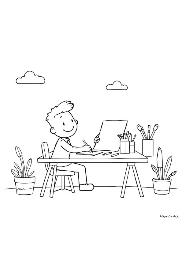 Matt Mewarnai Gambar
