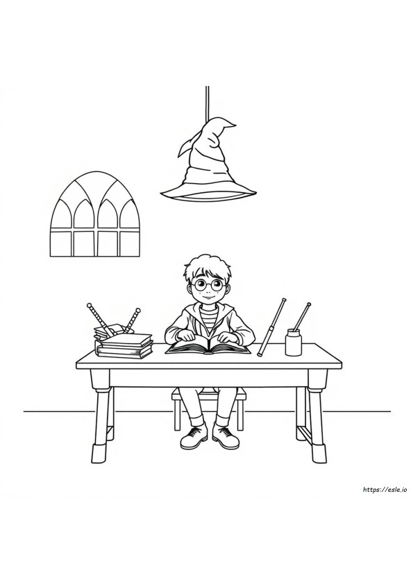 Harry Potter Coloring In