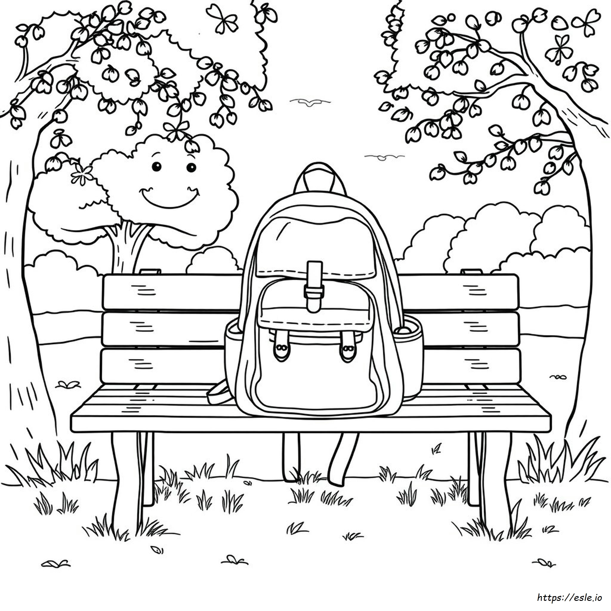Free Printable Backpack Coloring Pages