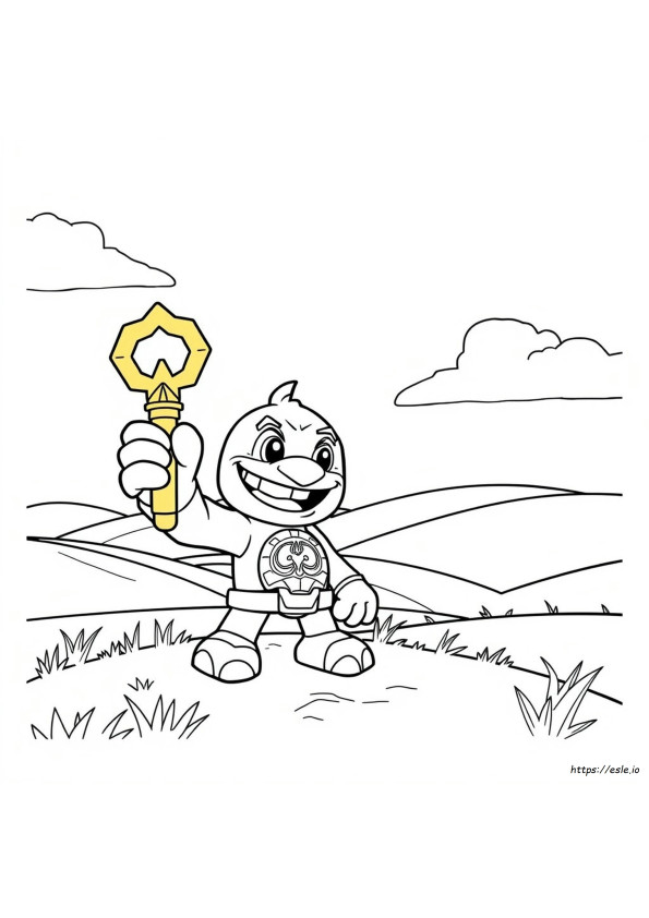 Skylanders Coloring Pages Trigger Happy