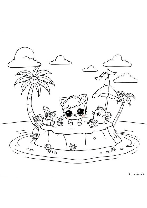Coloring Pages Kolorowanki Lol Surprise Pets Chomik