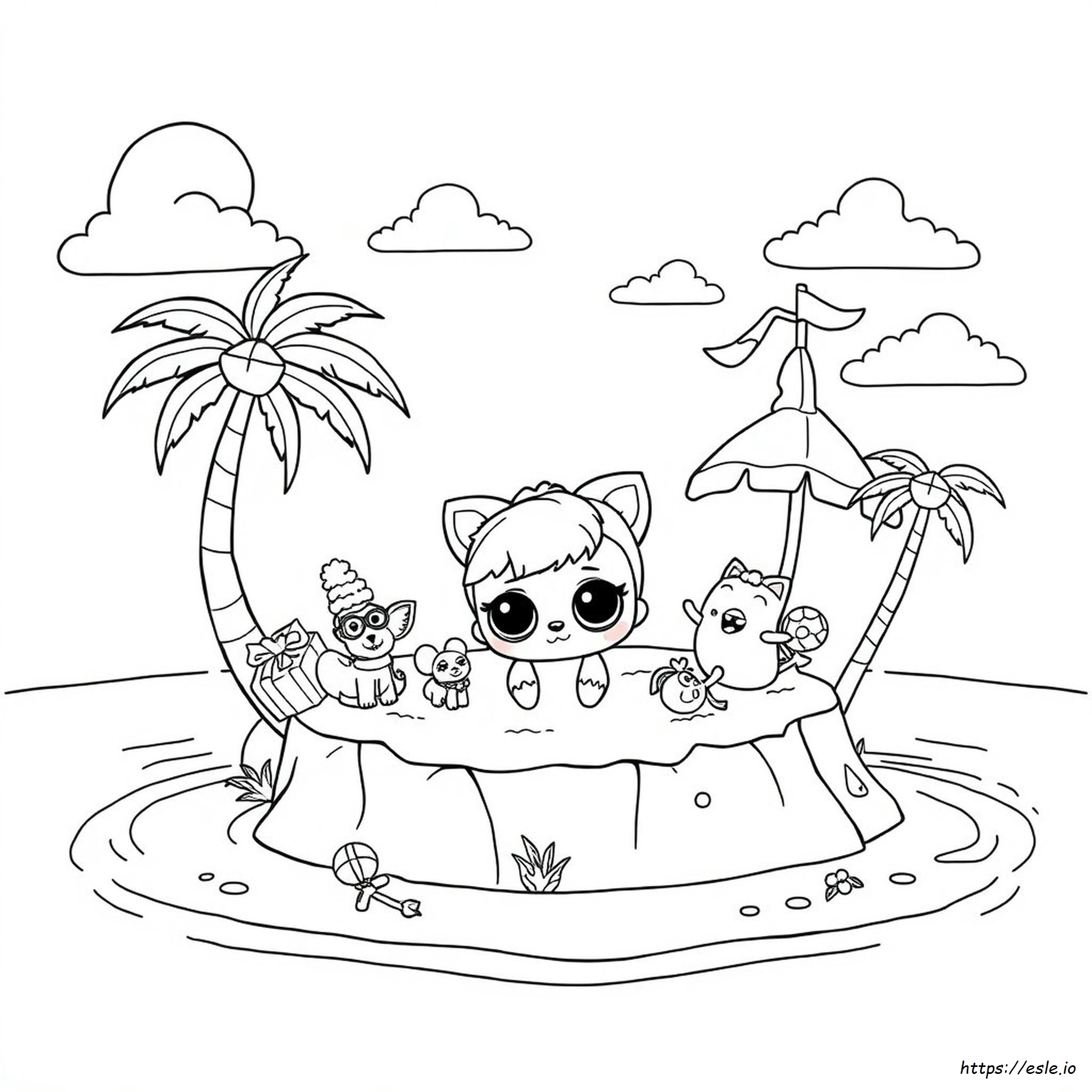 Coloring Pages Kolorowanki Lol Surprise Pets Chomik