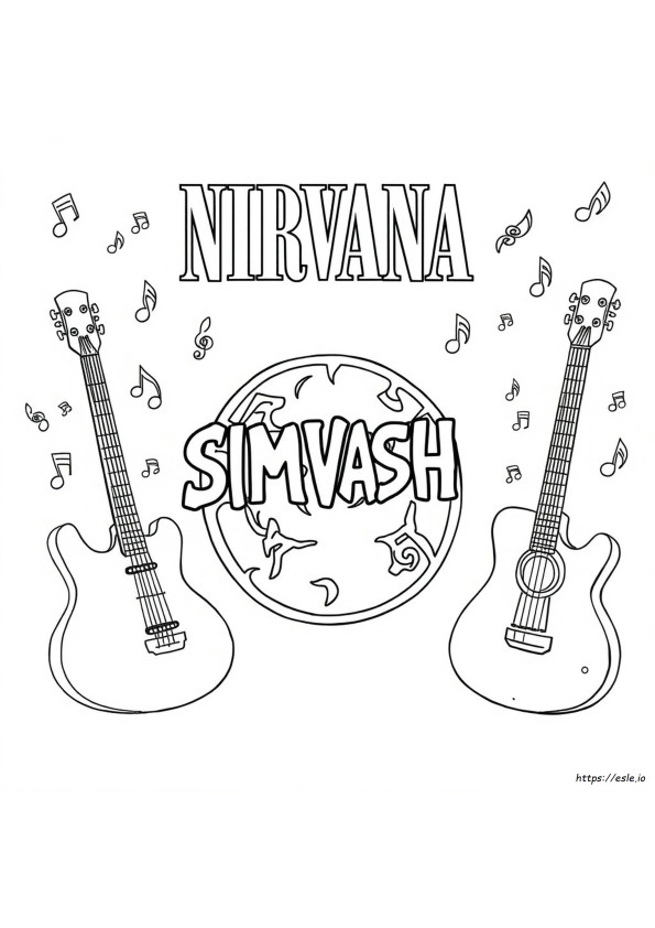 Nirvana Coloring Pages