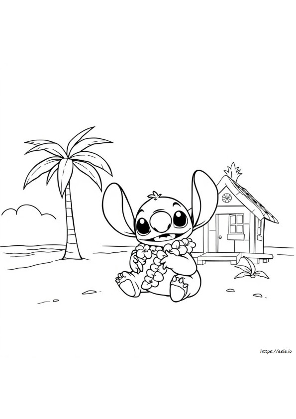 Ohana Means Family Stitch Coloring Pages