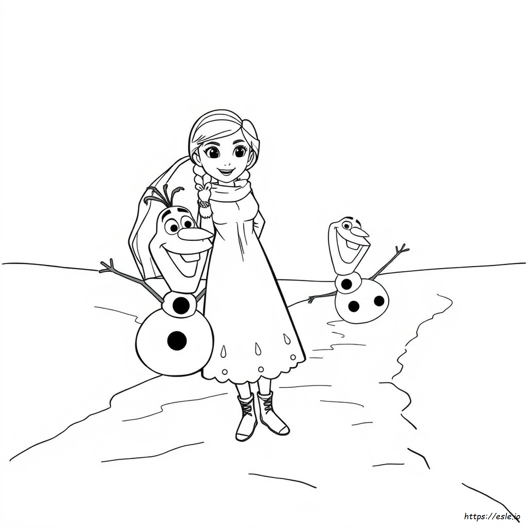 Bruni Din Frozen 2 De Colorat De Printat