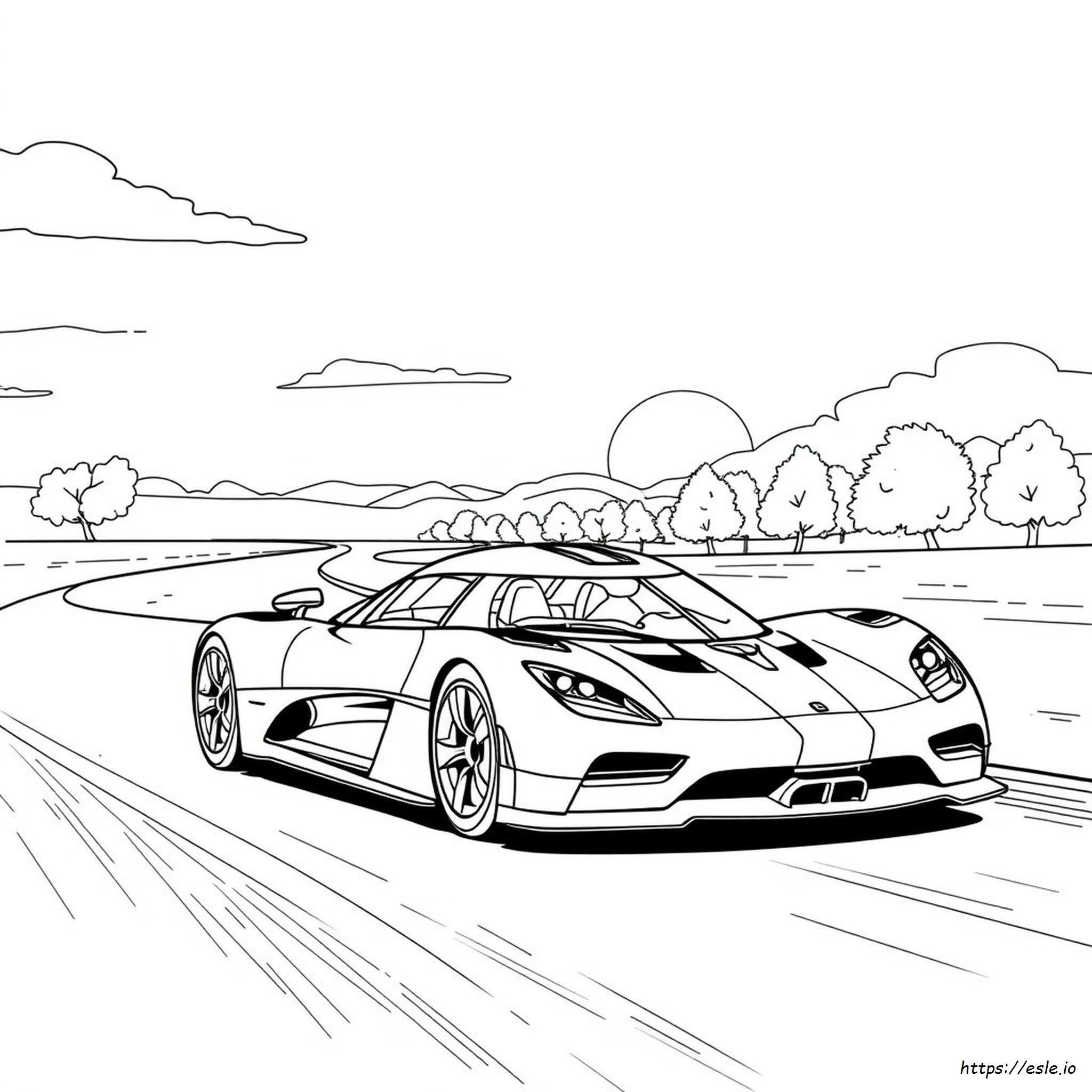 Koenigsegg Regera Kolorowanki