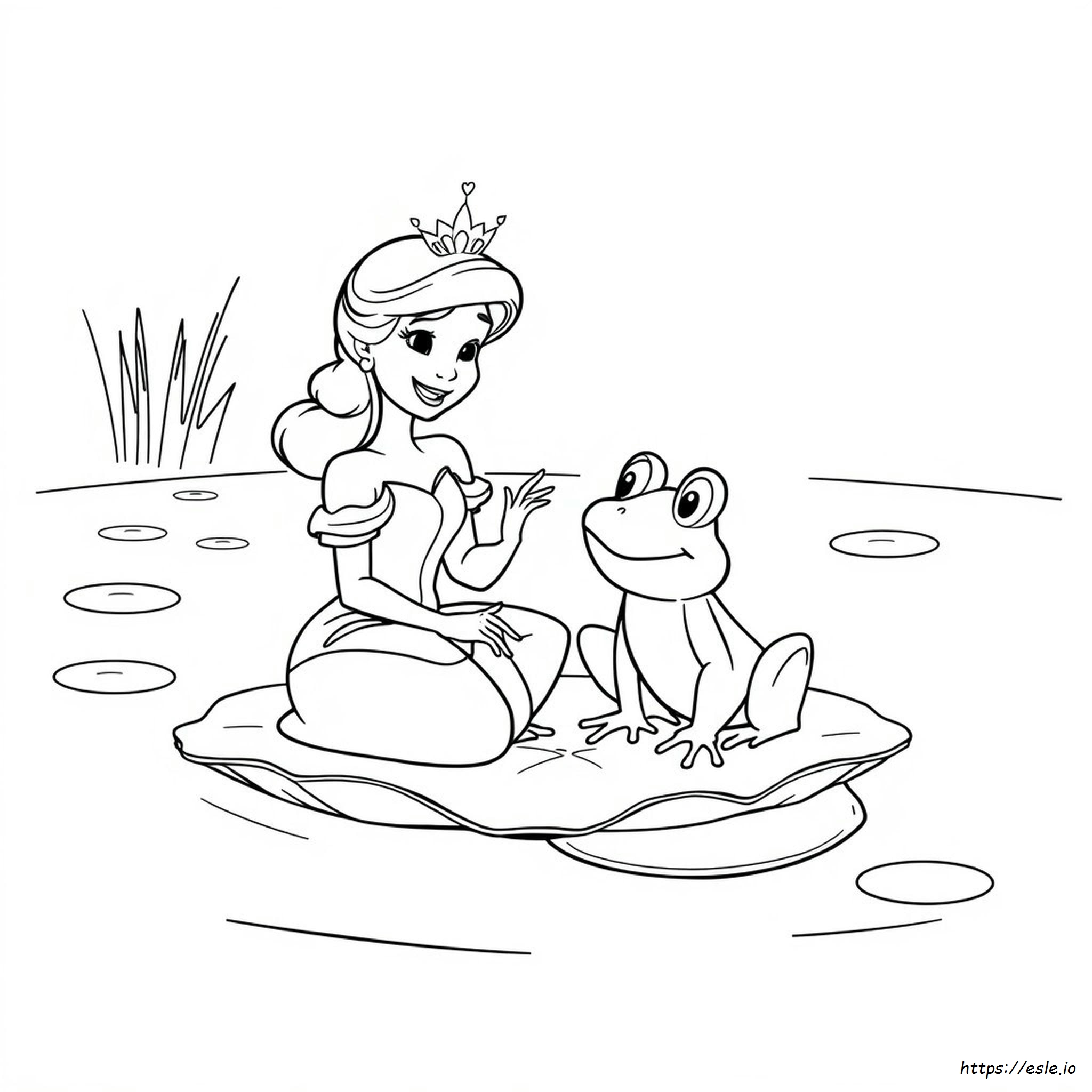 Free Printable Princess And The Frog Coloring Pages