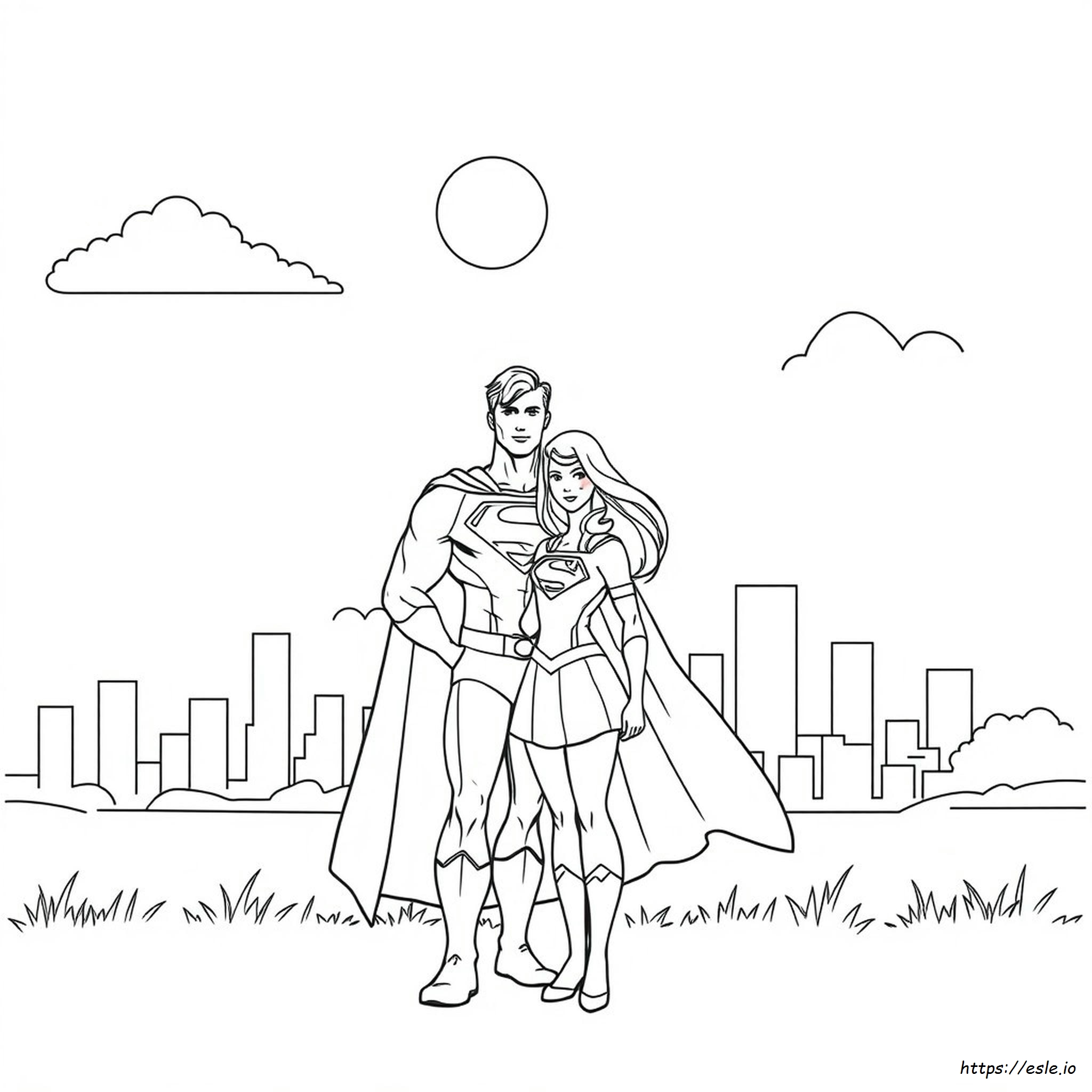 Supergirl Coloring Book