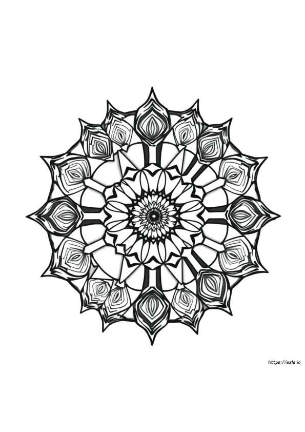 Disegni Frattali Da Colorare Gratis