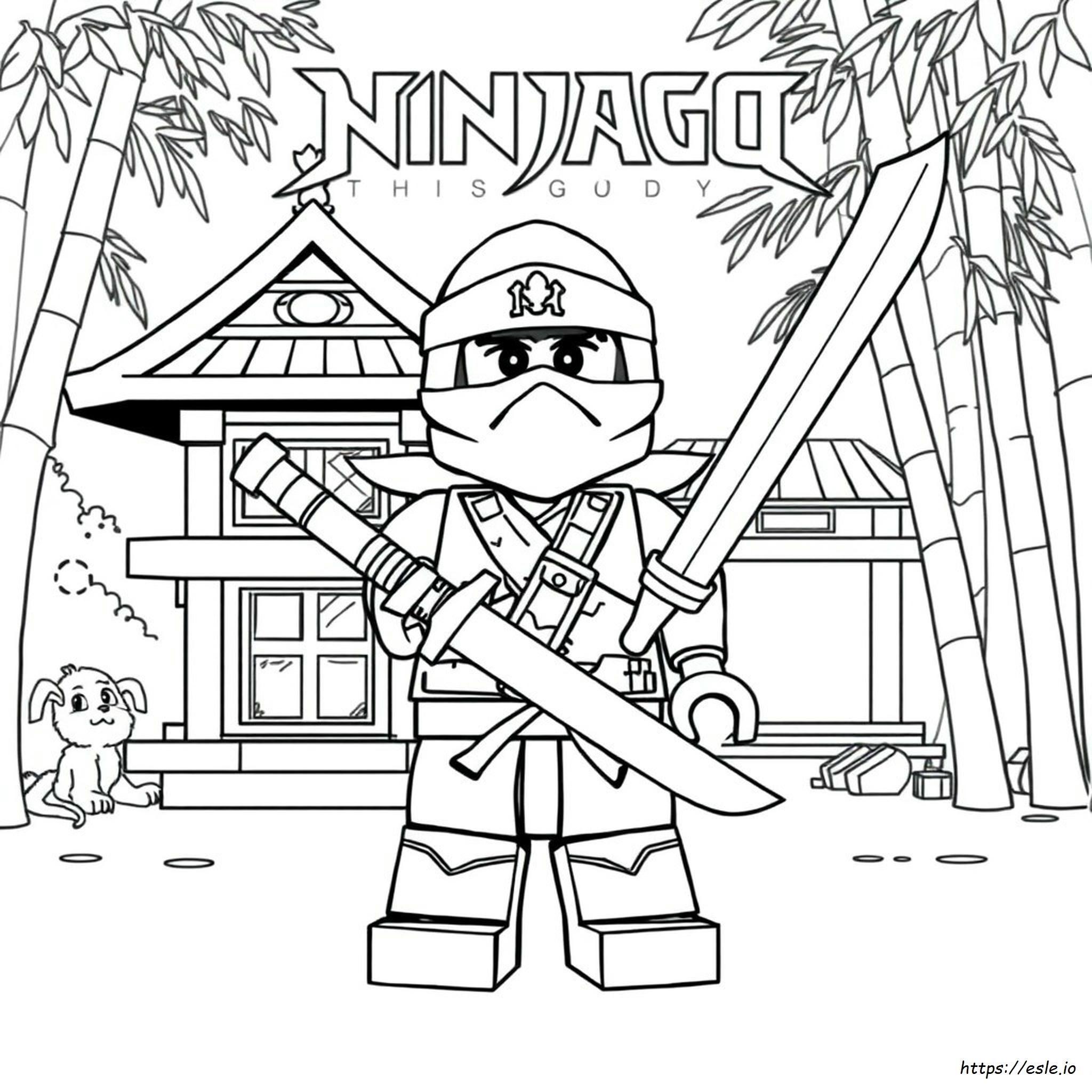 Coloriages Jay Ninjago