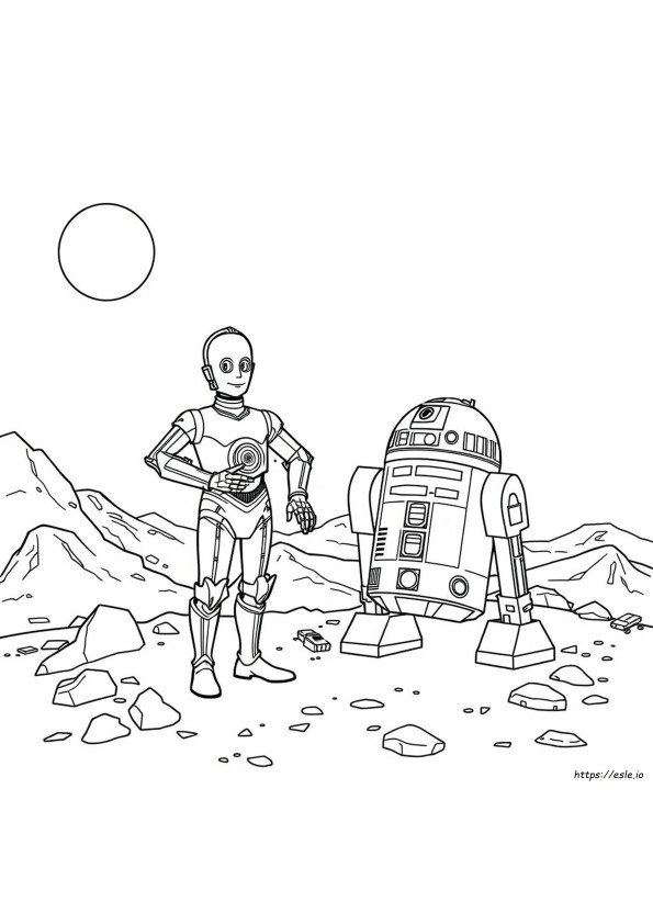 Star Wars C3po Coloring Pages