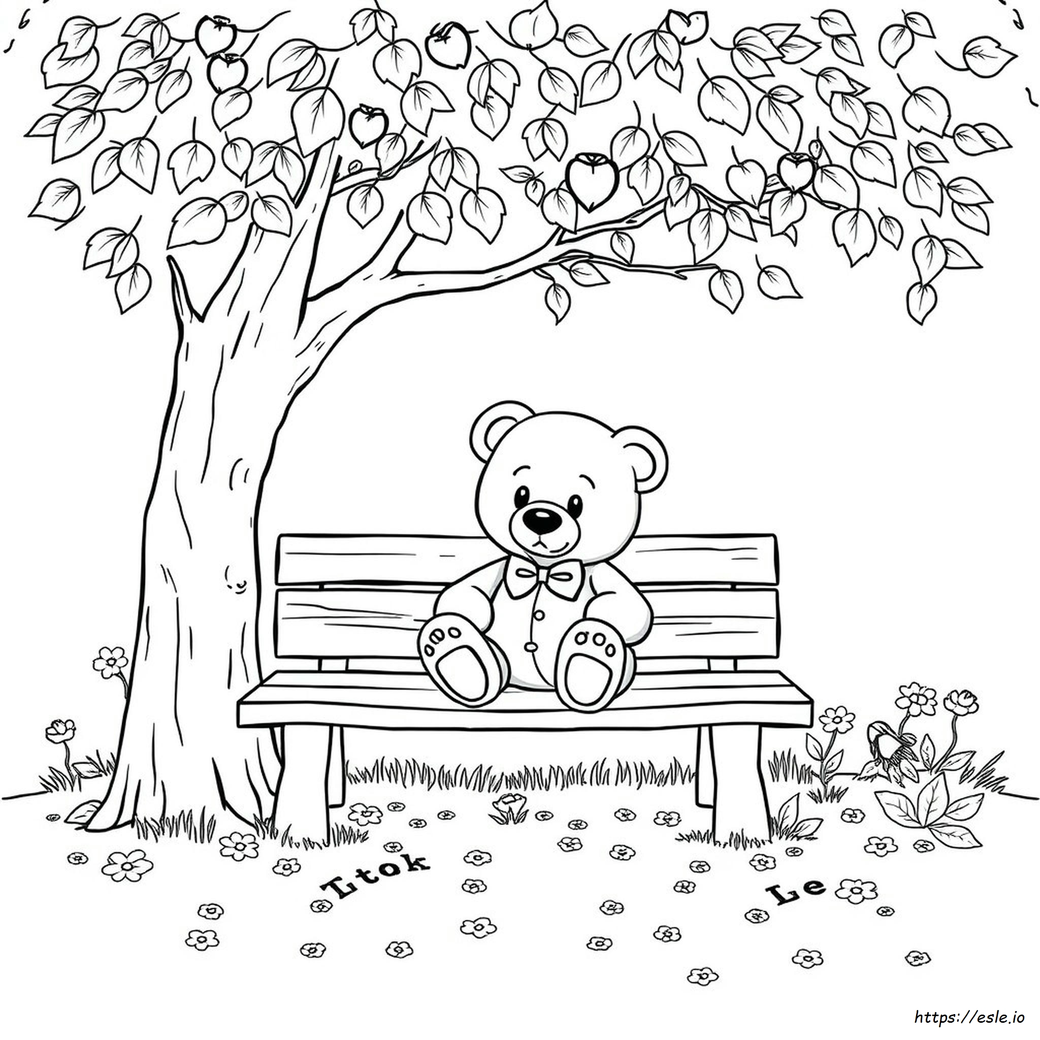 Beruang Teddy Mewarnai Gambar Tiktok