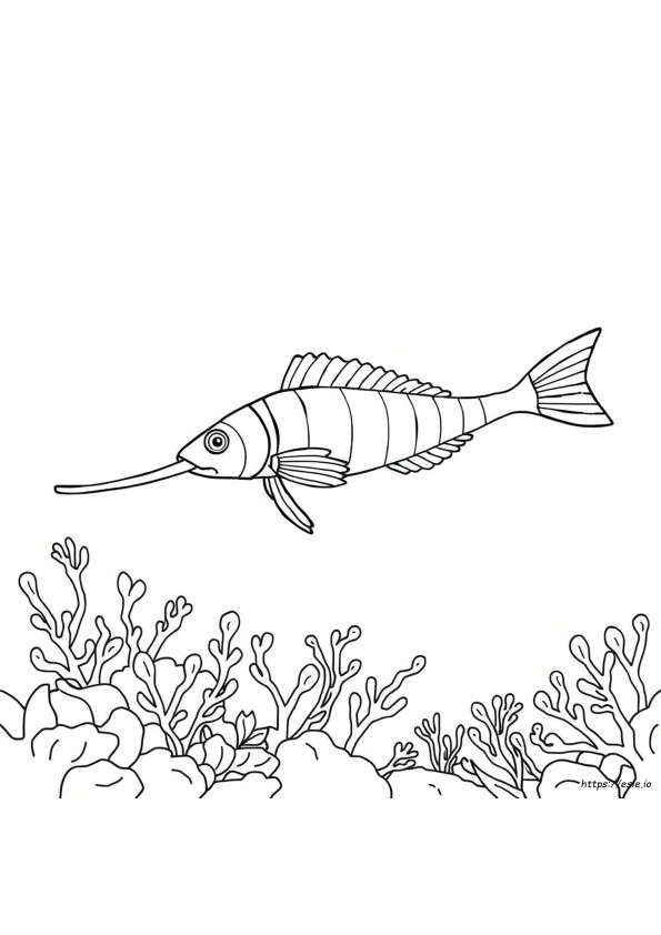 Oarfish Coloring Page