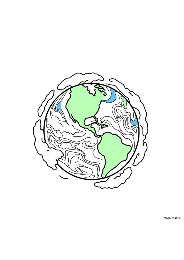 Free Coloring Pages Of Earth