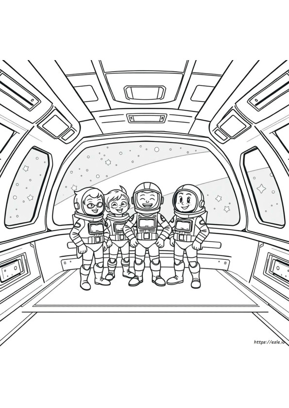 Yazdırılabilir Tune Squad Space Jam Boyama Sayfaları