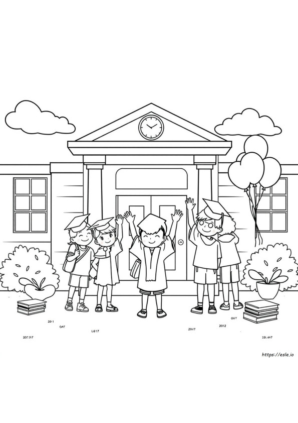Last Day Of School Coloring Page Printable