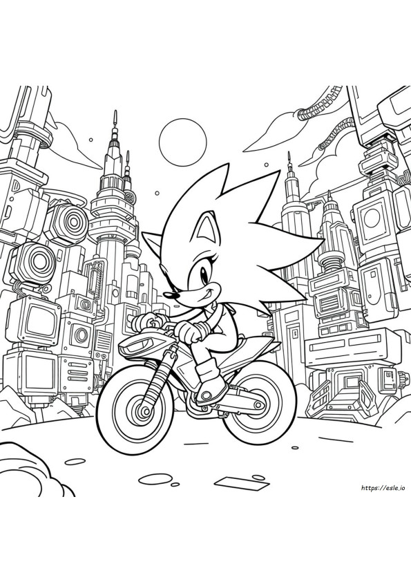 Executable Sonic Răufăcător De Colorat