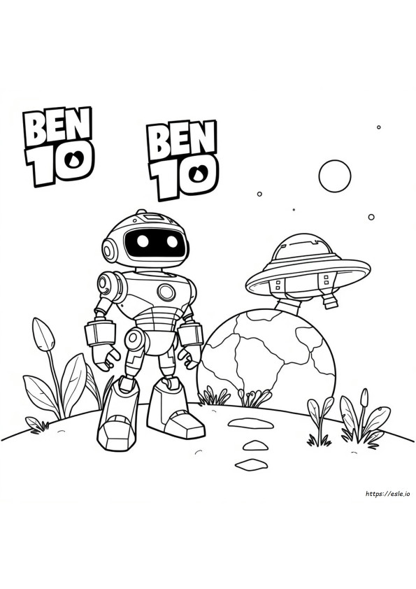Ben 10 Horloge Kleurplaten