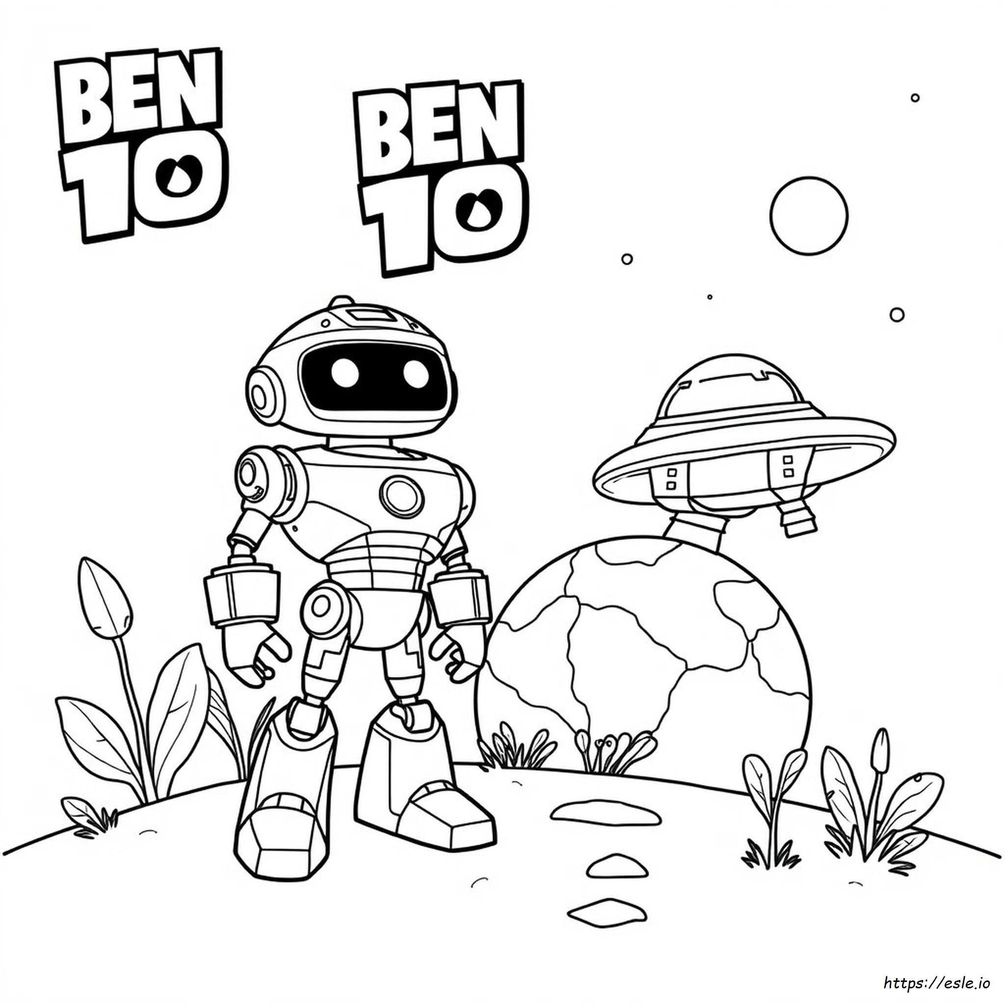 Ben 10 Watch Coloring Pages