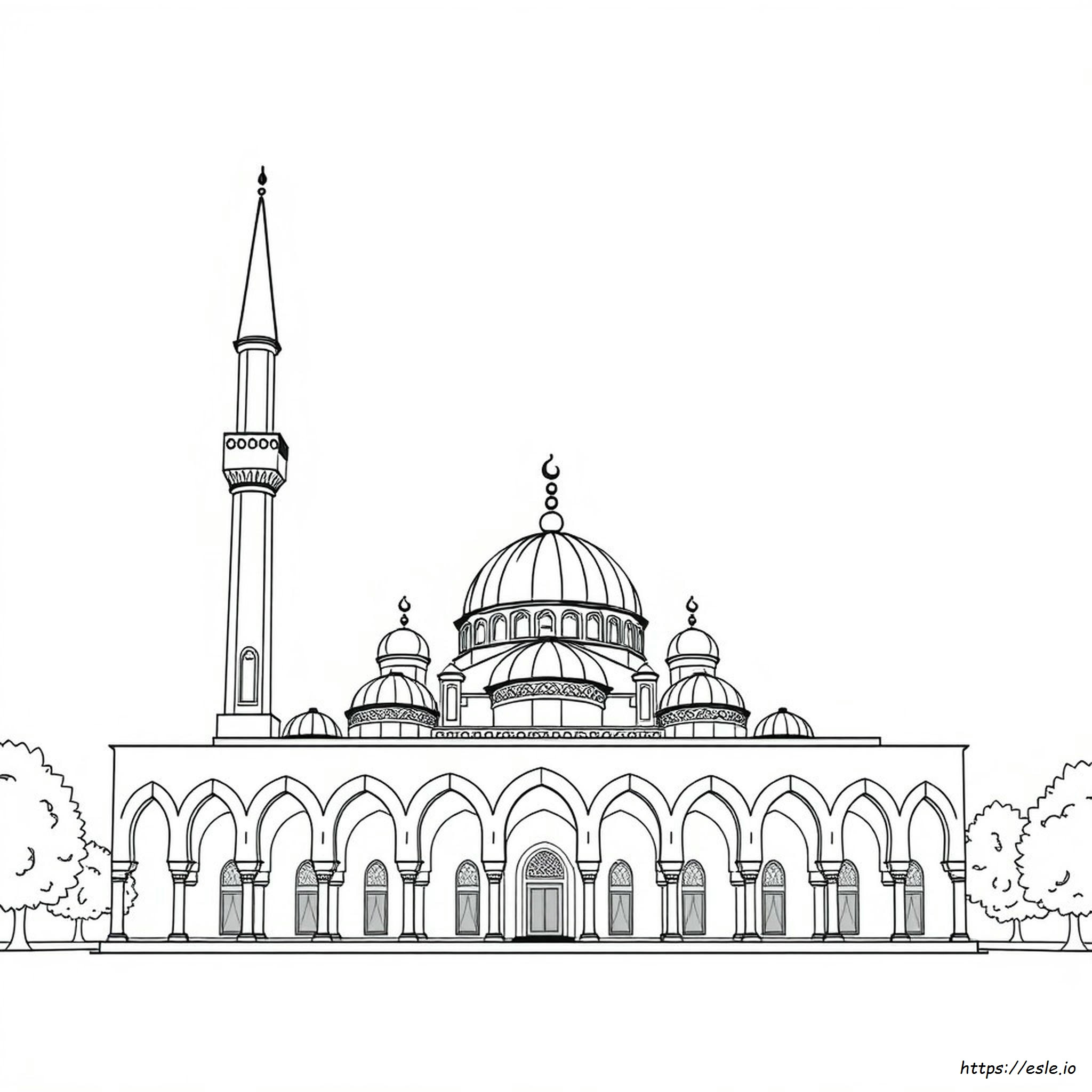 Mesquita Para Colorir
