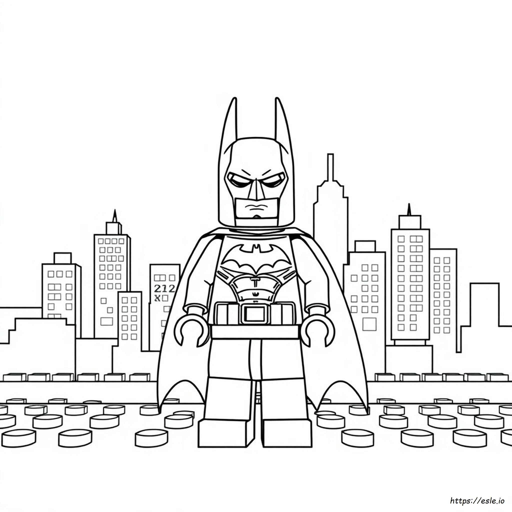Lego Batman Dapat Dicetak Gratis Gambar Mewarnai