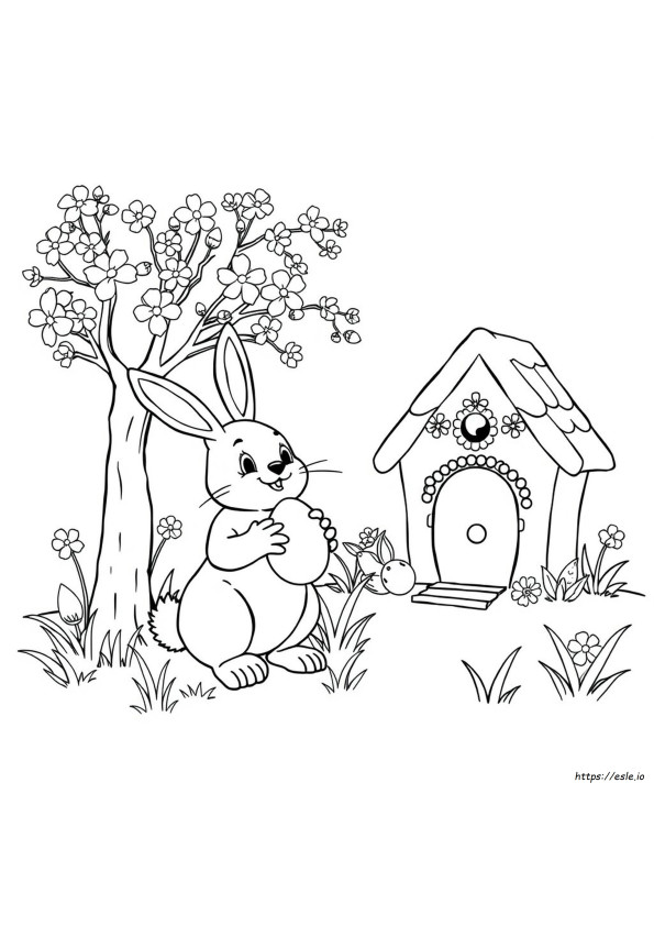 Dibujos De Feliz Pascua Para Colorear