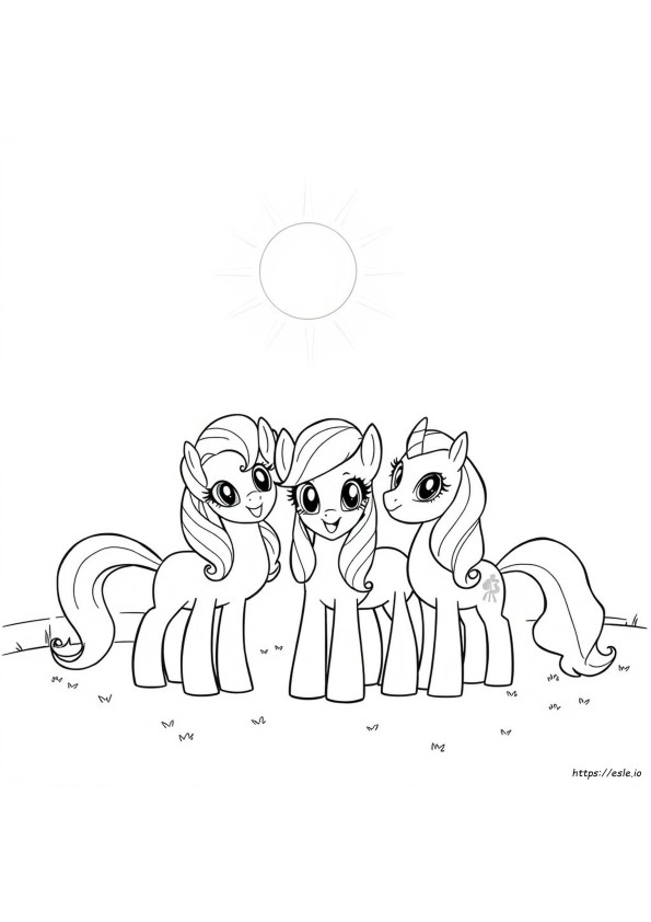 My Little Pony The Movie Coloring Page