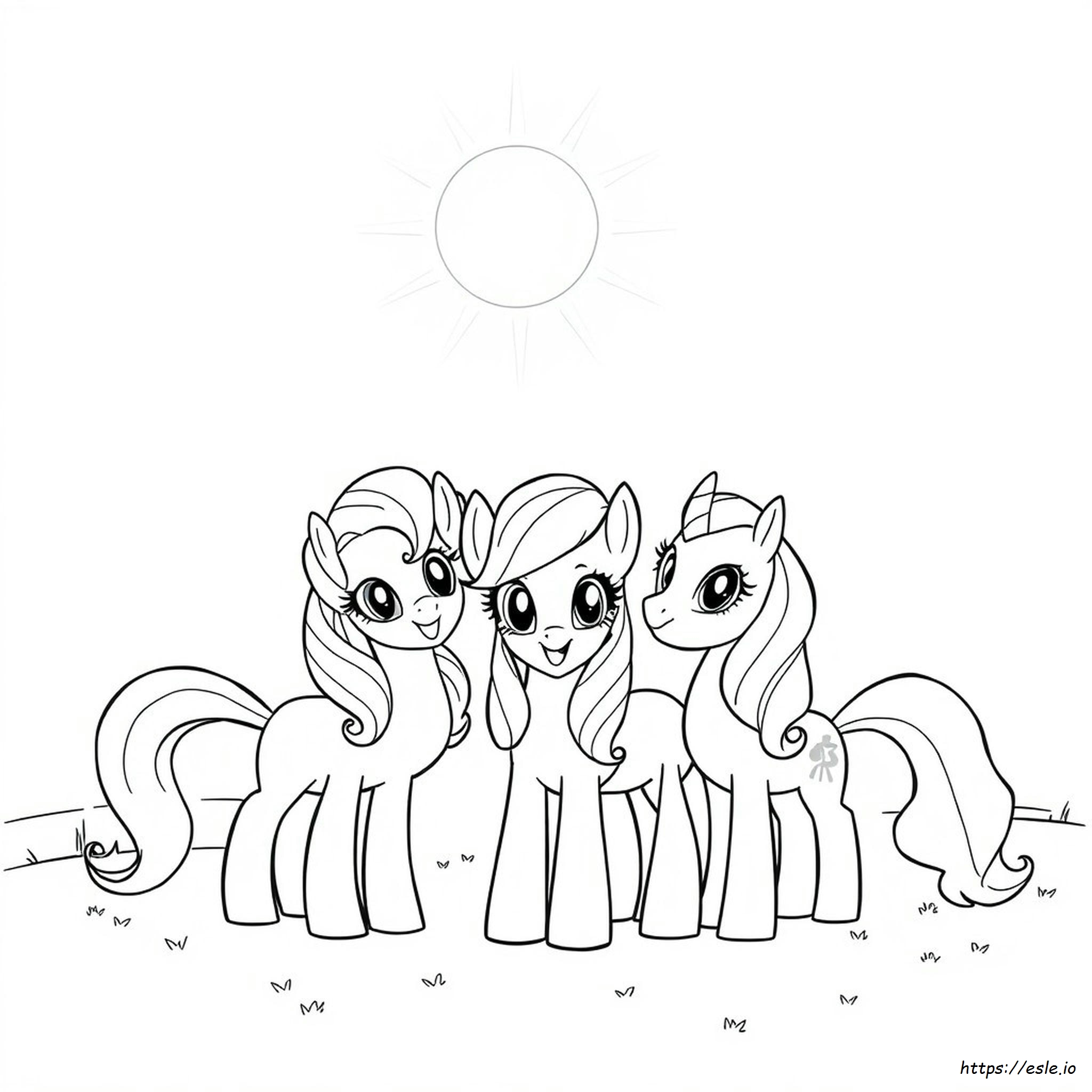 My Little Pony The Movie Halaman Mewarnai - Gratis