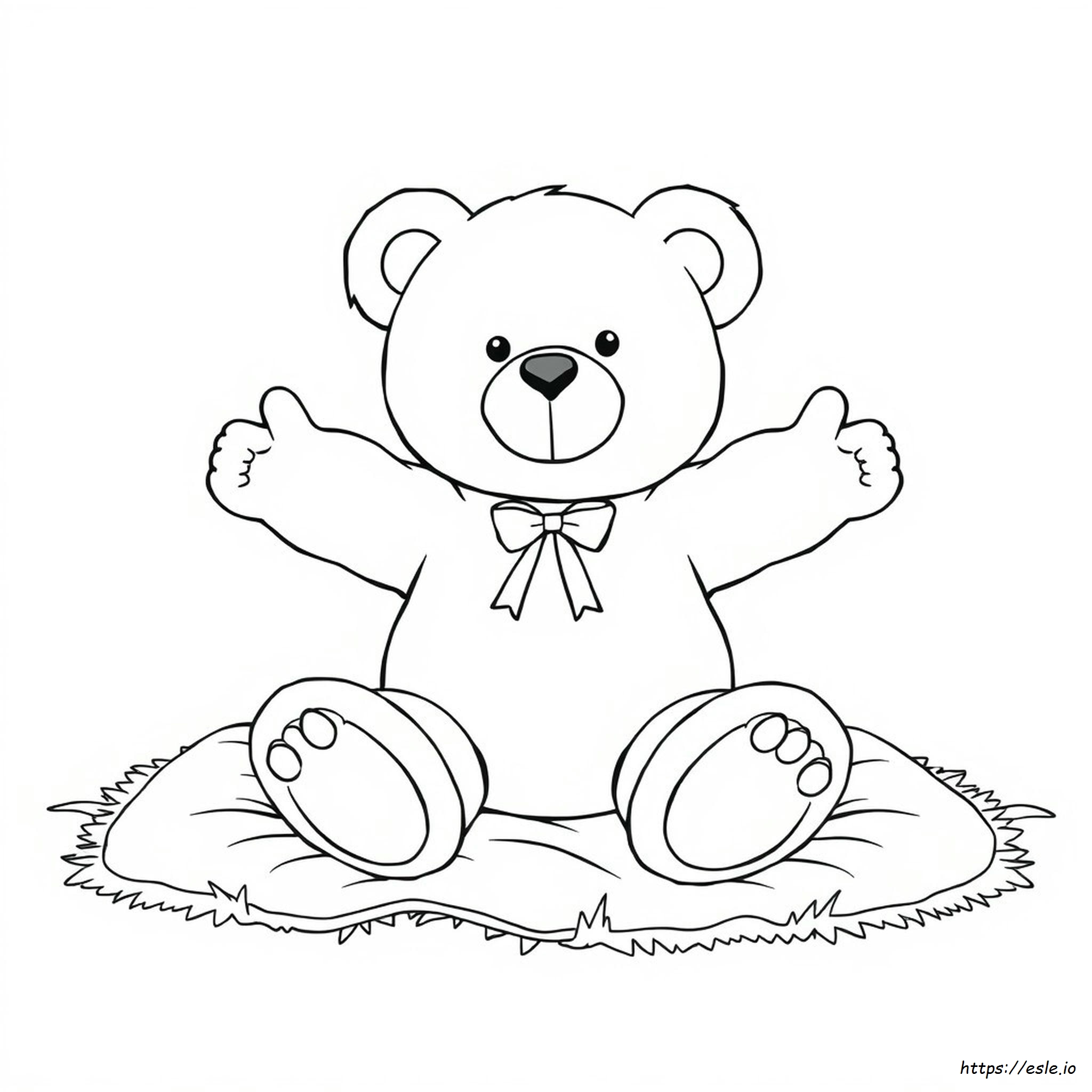 Leeres Teddybär Ausmalbilder