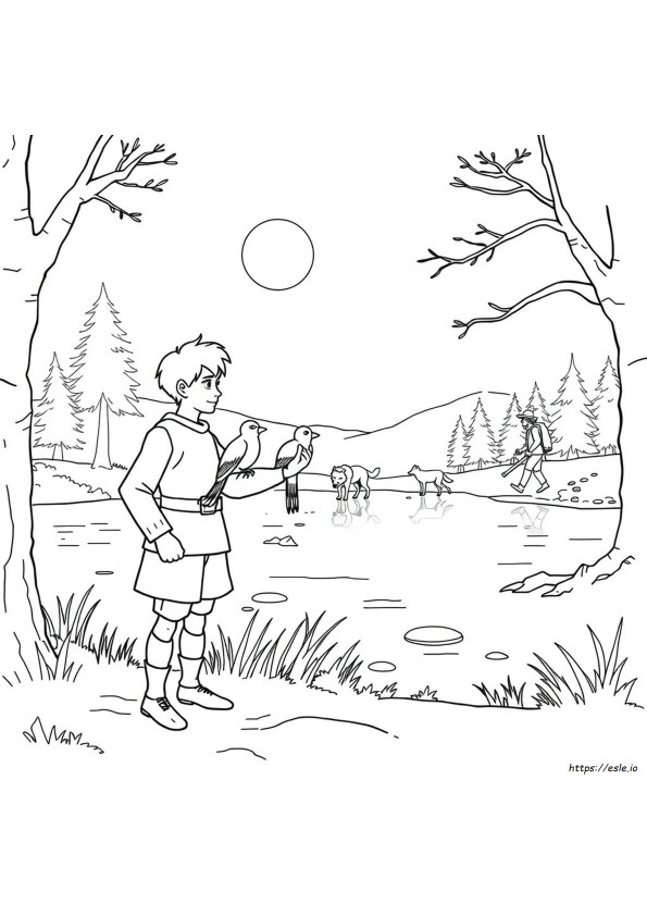 Coloring Pages For Peter And The Wolf