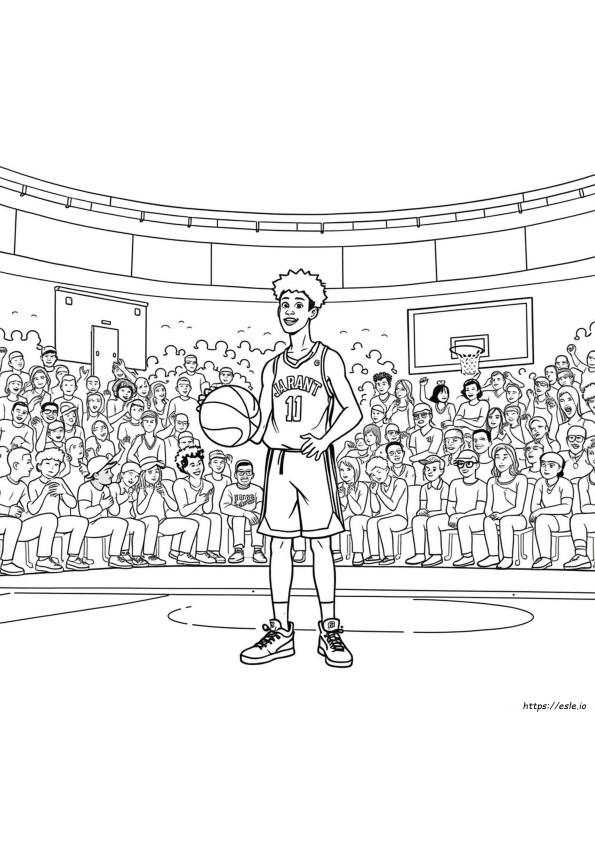 Disegni Di Ja Morant Da Colorare