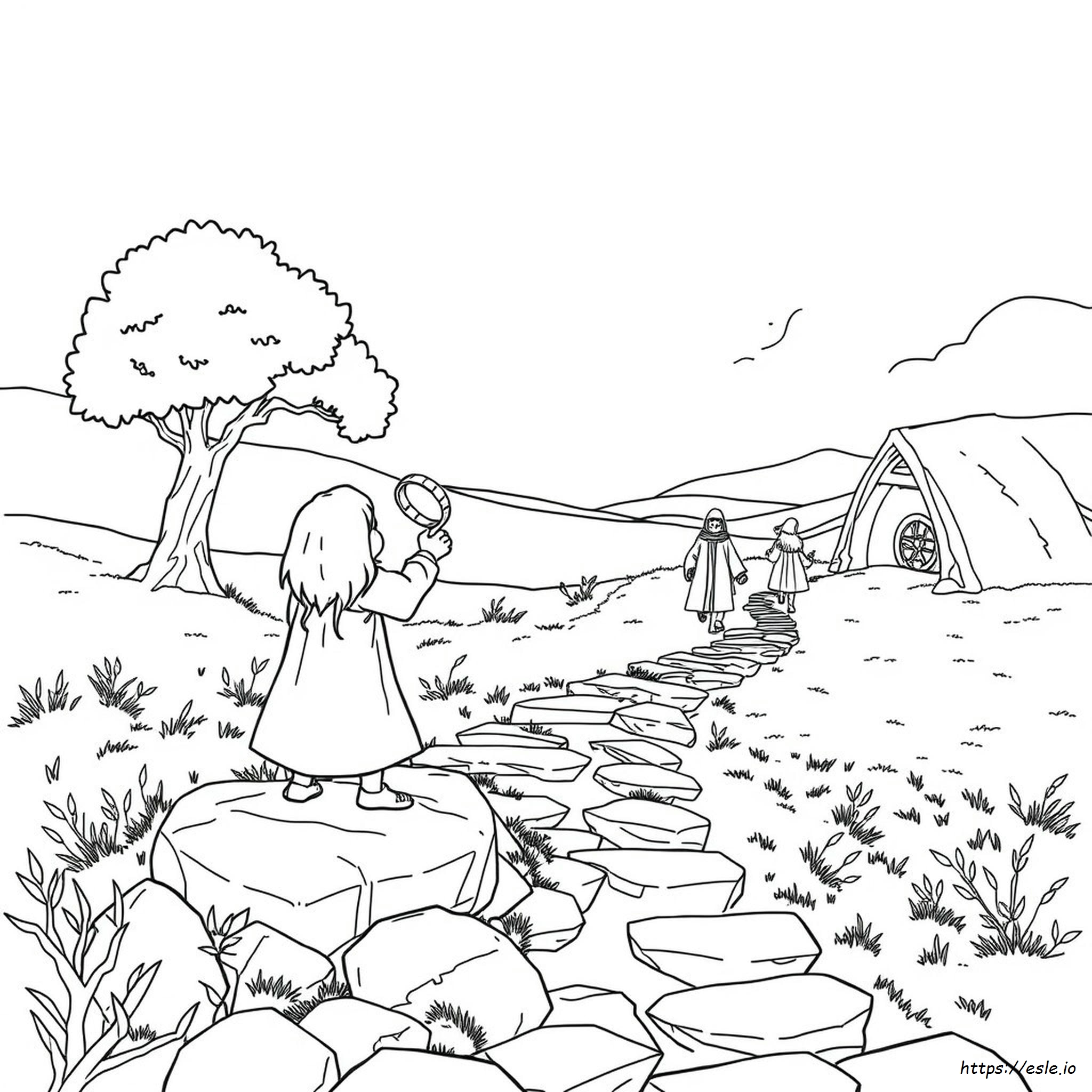 Lord Of The Rings Coloring Book Pages