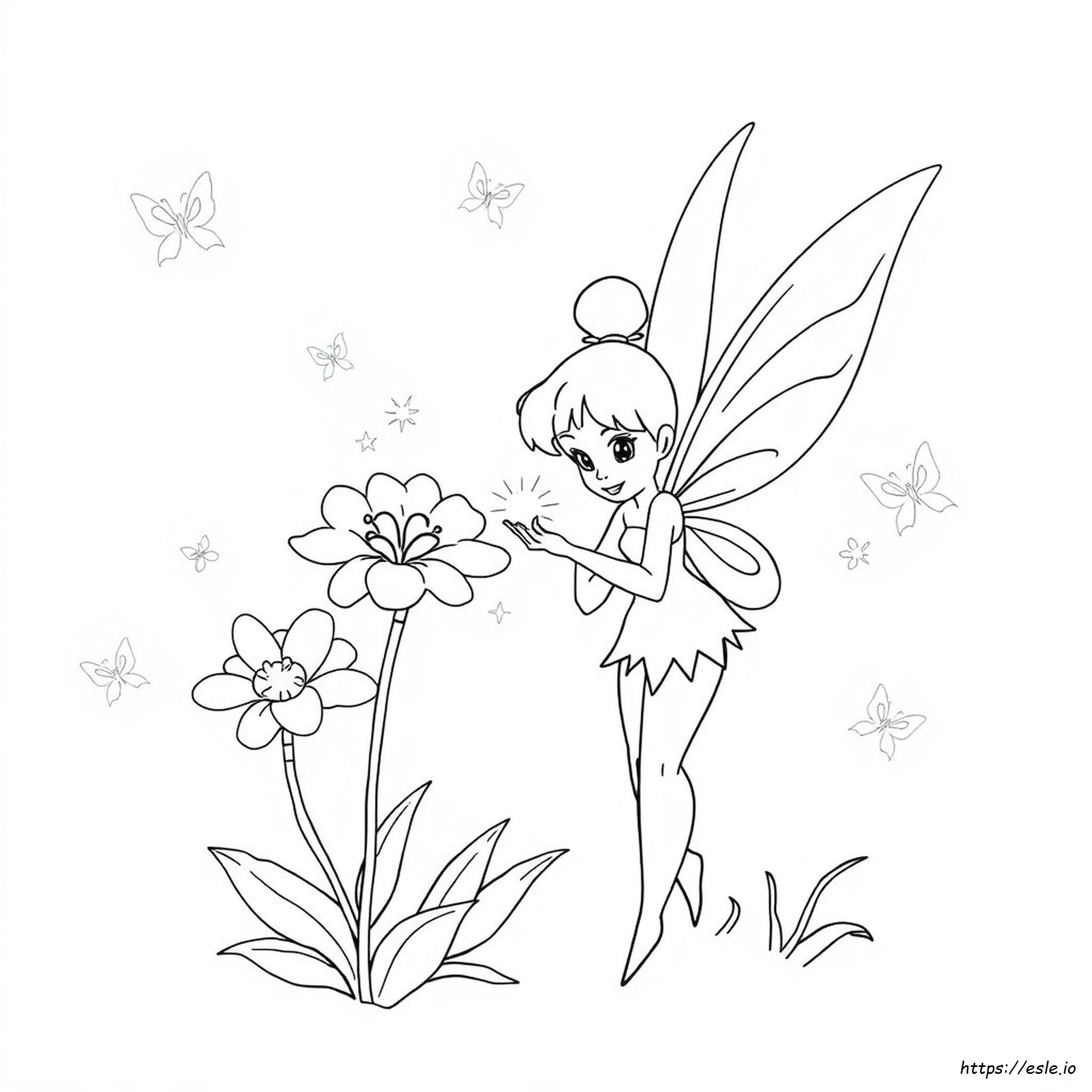 Disney Fairies Coloring Pages Tinkerbell