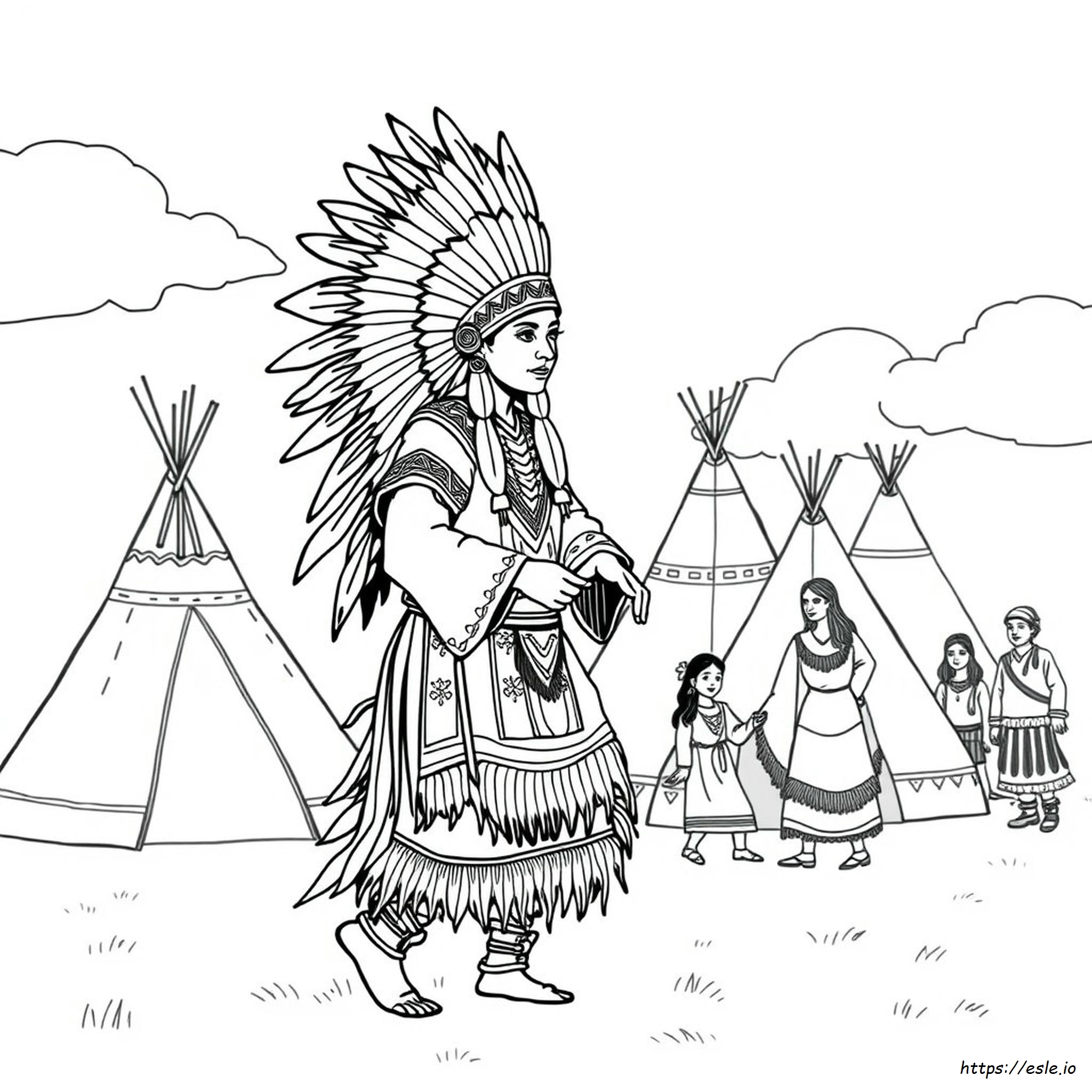 Disegni Da Colorare Di Arte Nativa Americana