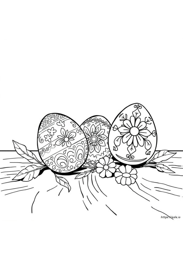 Gambar Mewarnai Pysanky