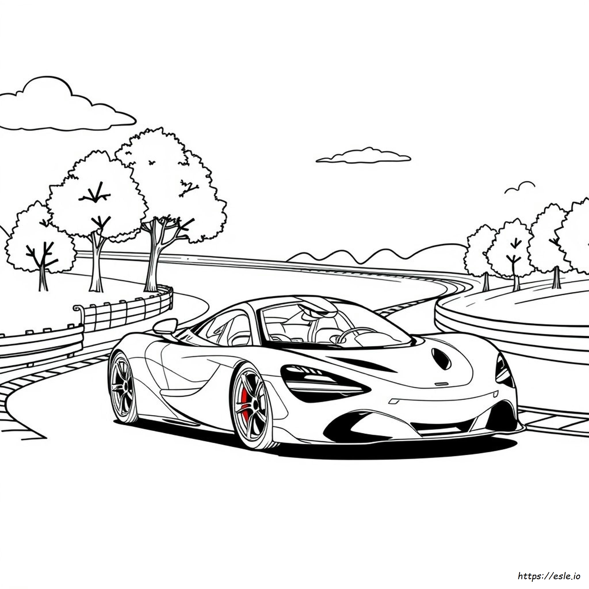Mclaren 720S Coloring Pages
