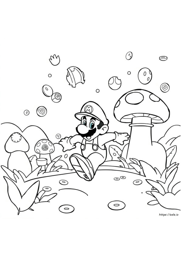 Colouring Super Mario