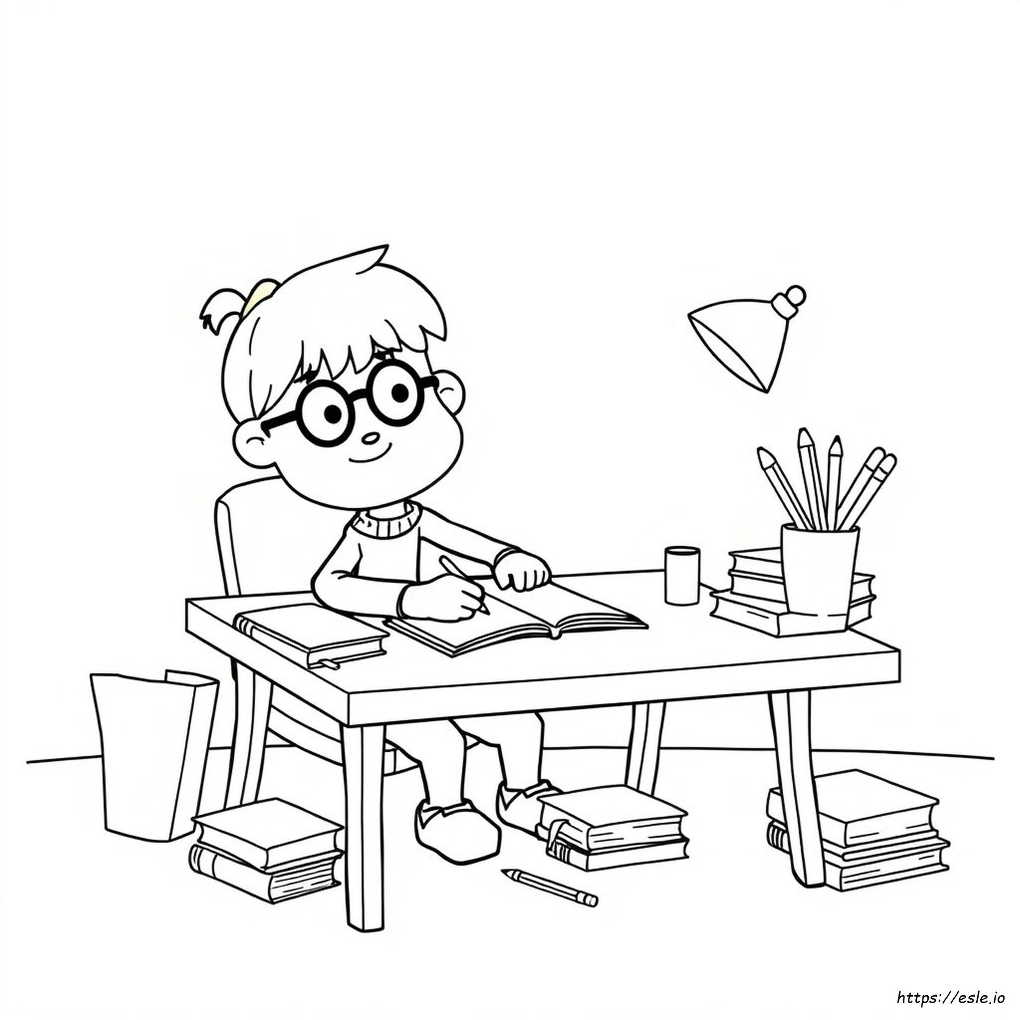 Lembar Mewarnai Dork Diaries