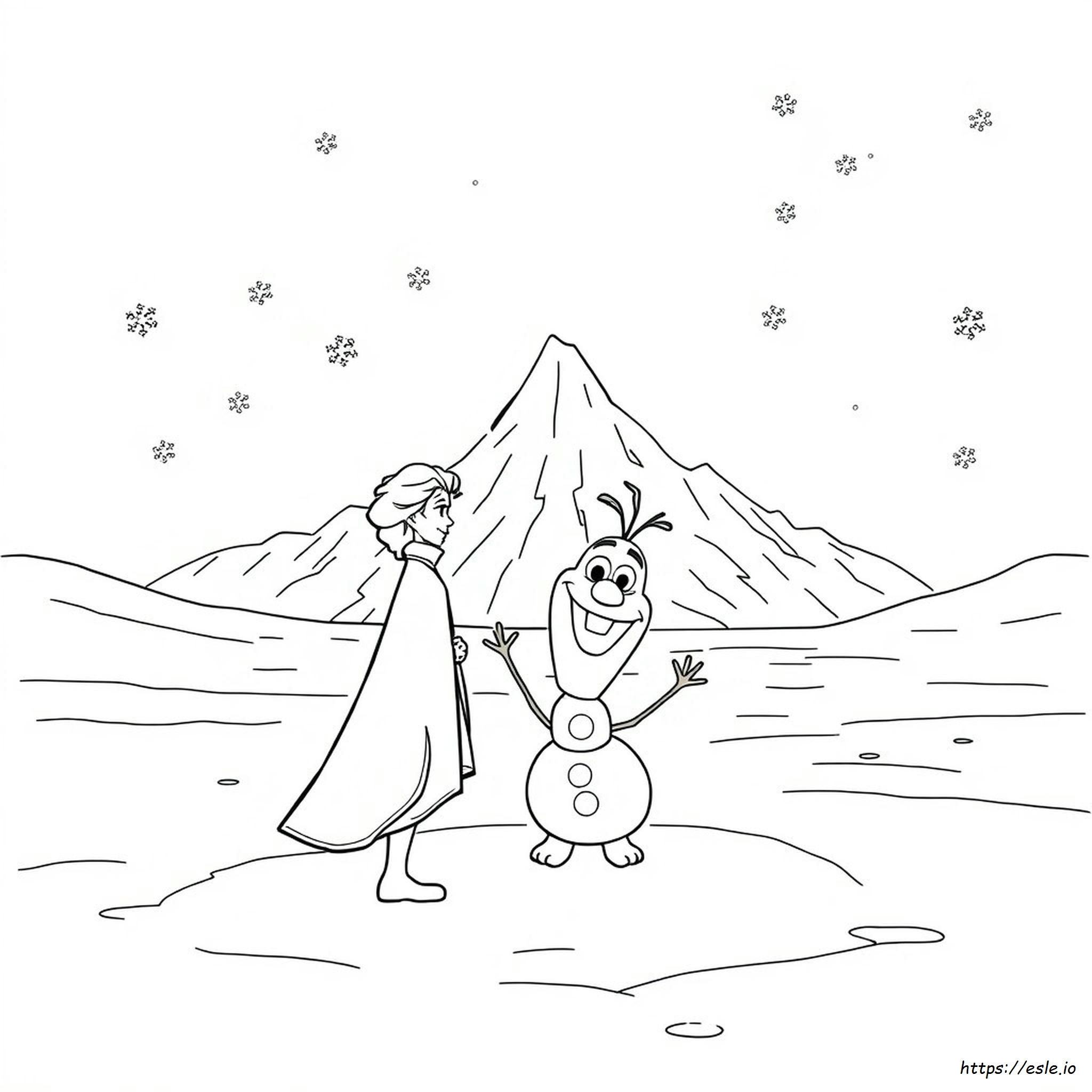 Coloriage La Reine Des Neiges 2 - à imprimer